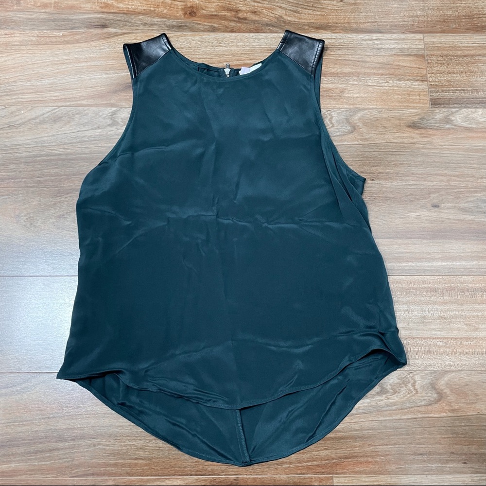 Parker black sleeveless blouse
